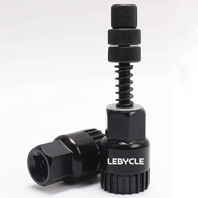 Cycling mitts clip-Lebycle MTB bike removal center axle sleeve square hole center axle removal maintenance tool socket sets