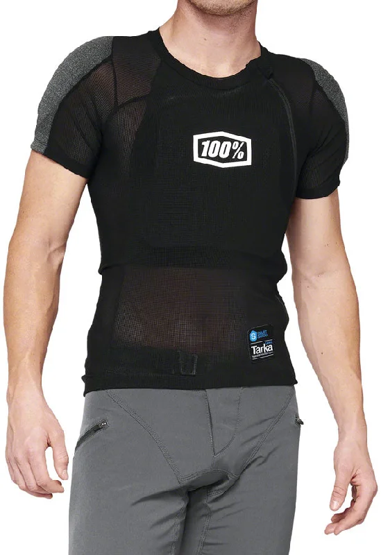 Bicycle fender pad-100% Tarka Short Sleeve Body Armor - Black Medium