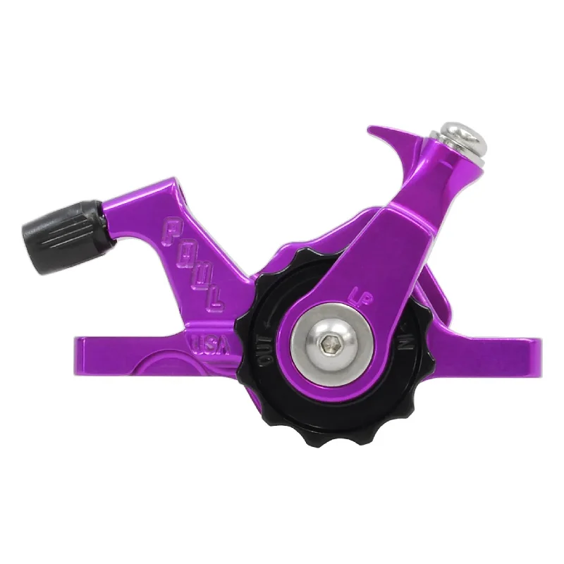 Mountain bike clip-Paul Components Klamper Disc Brake Caliper Short-Pull - Purple/Black