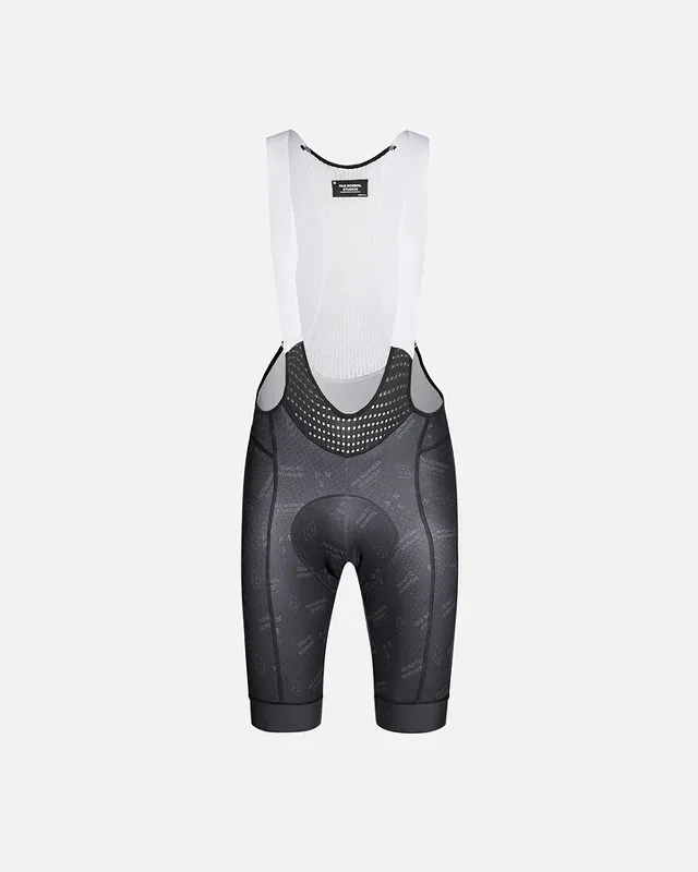 Bicycle gear clip-Mechanism Late Drop Bib Short - Black Contrast