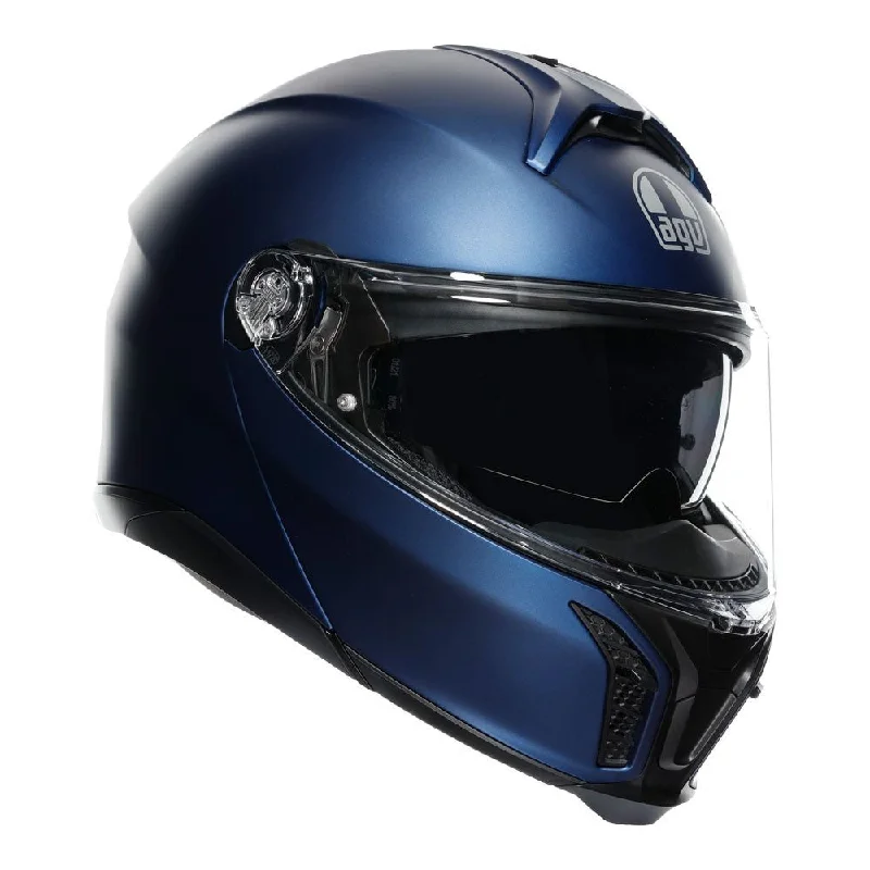 Road bike clip-AGV TOURMODULAR GALASSIA HELMET - MATT BLUE