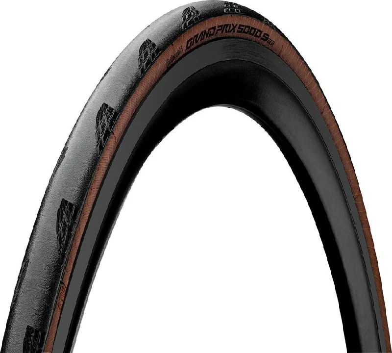 Mountain bike strap-CONTINENTAL GRAND PRIX 5000 S TR TIRE - 700 X 28 TUBELESS FOLDING BLACK/TRANSPARENT BLACKCHILI VECTRAN BREAKER LAZERGRIP ACT