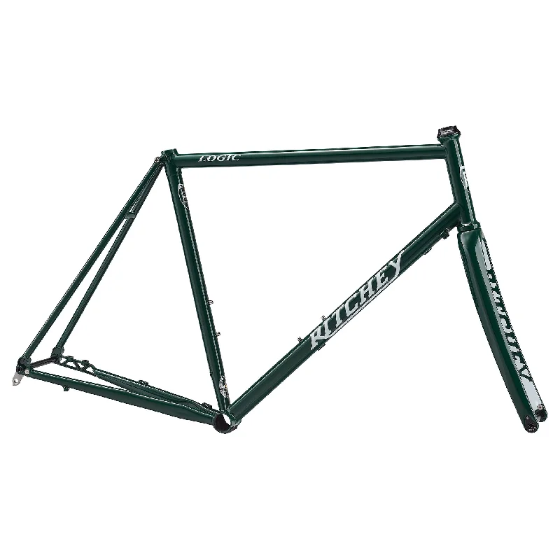 Bicycle spoke clip-Ritchey Road Logic Disc Frameset - 700c Steel Green 57cm