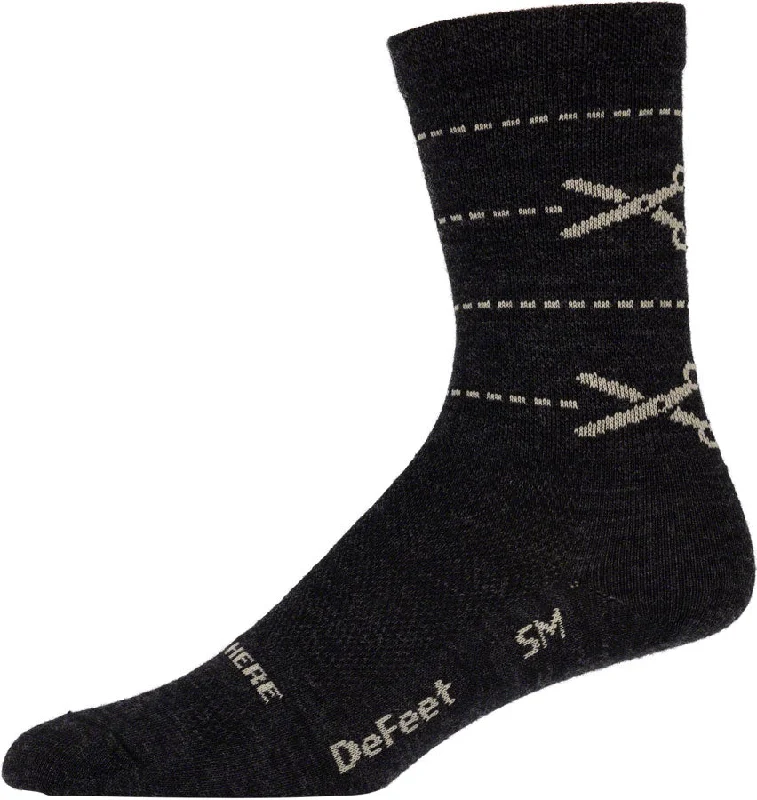 Mountain bike strap-Surly Measure Twice Socks - Charcoal Medium