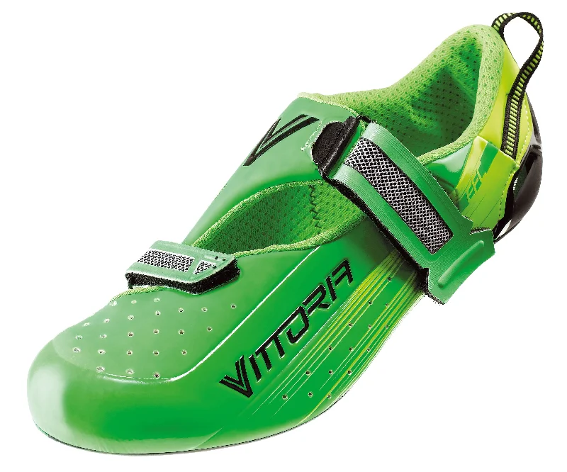 Cycling rain strap-Vittoria TRI PRO Triathlon Cycling Shoes - Fluro Green (EU 43.5, 45.5)