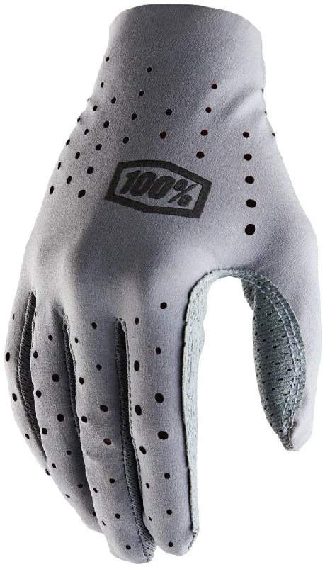 Bike chain strap-100% Sling Gloves - Gray Full Finger X-Large