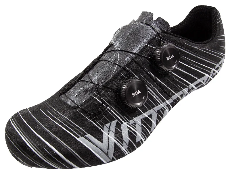 Bicycle brake pad-Vittoria Revolve Road Cycling Shoes - Silk Matte Black (Speedplay Sole)