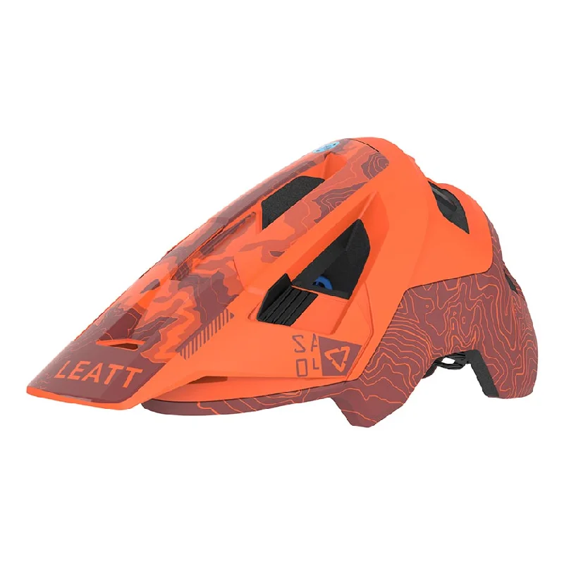 Road bike strap-Leatt MTB AllMtn 4.0 Men Helmet Flame L 59-63cm