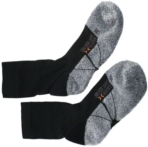 Road bike strap-X-SOCKS SILVER DAY Men's Casual MSRP $34 US 3.5 - 6 EU 35 - 38 Navy NEW SAMPLE