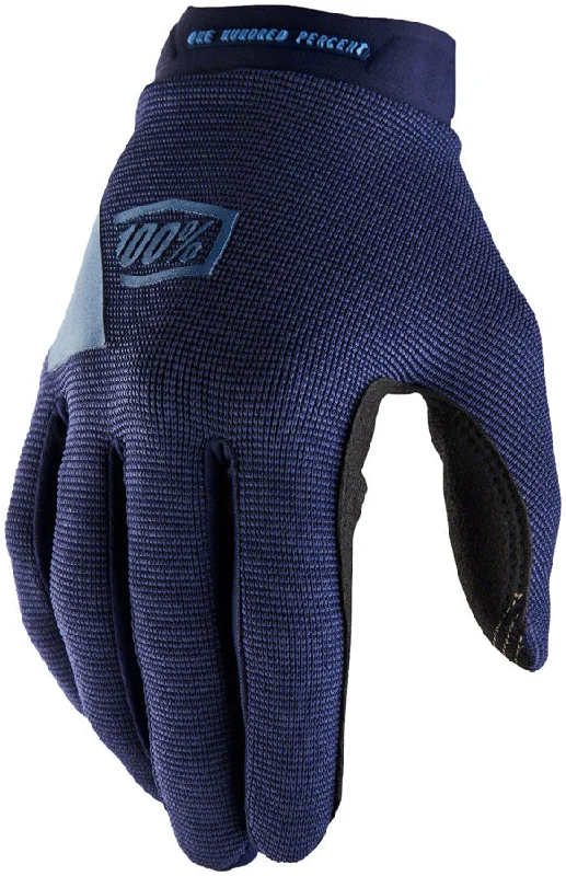 Cycling rain pad-100% Ridecamp Gloves - Navy/Slate Blue Full Finger Large