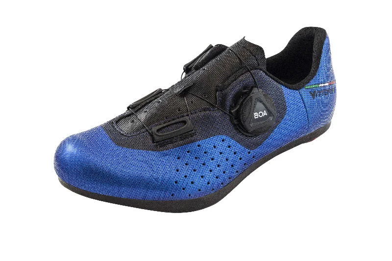 Bicycle speed pad-Vittoria ALISE Kid Road Cycling Shoes - BLUE/BLACK