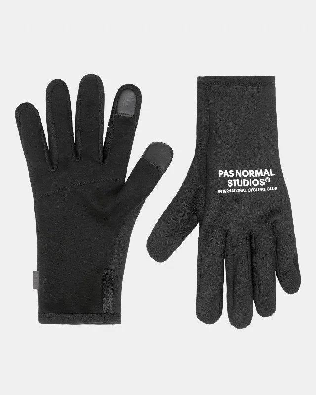 Cycling toe clip-Logo Transition Gloves - Black