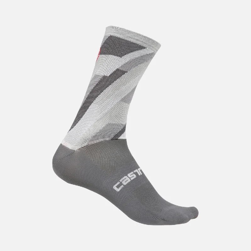 Bike chain clip-Castelli geo 15 cycling socks -Gray