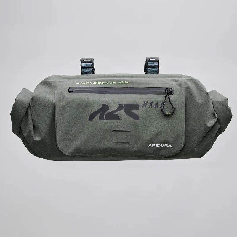 Bicycle spoke pad-Borsa manubrio MAAP x Apidura - Verde