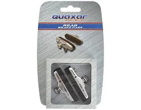 Bike seat strap-Quaxar Road Brake Pads with Silver Shoe