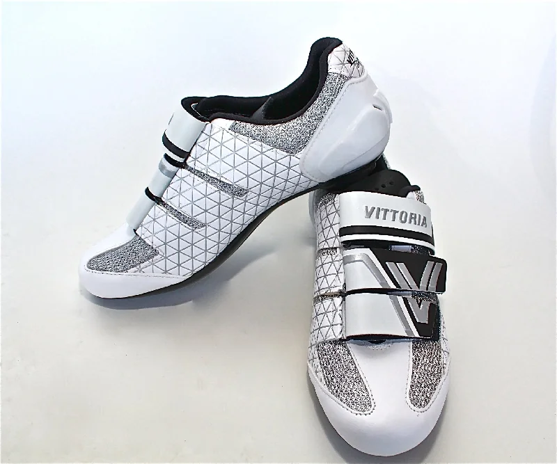 Mountain bike strap-Vittoria MSG Diamond Cycling Shoes, White, EU 39