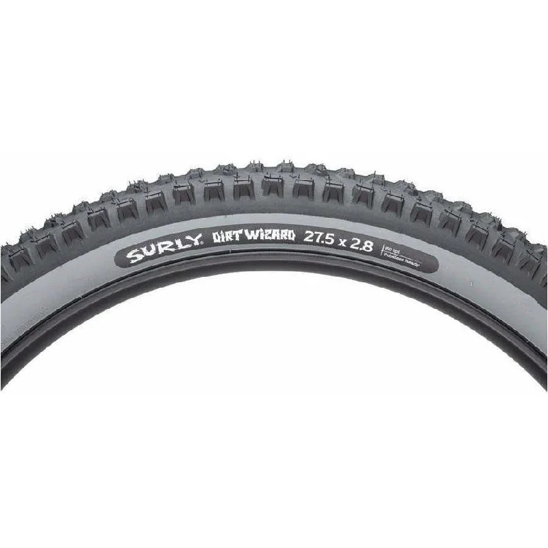 Road bike clip-Dirt Wizard Tire - 27.5 x 2.8 Tubeless Folding Black/Slate 60 tpi