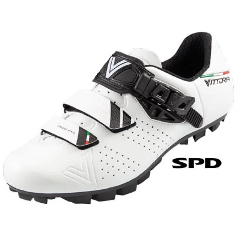 Cycling pants clip-Vittoria Hera Performance MTB Cycling Shoes (White)