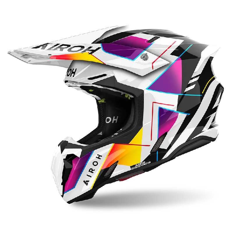 Mountain bike clip-AIROH TWIST 3 .0 HELMET - RAINBOW GLOSS