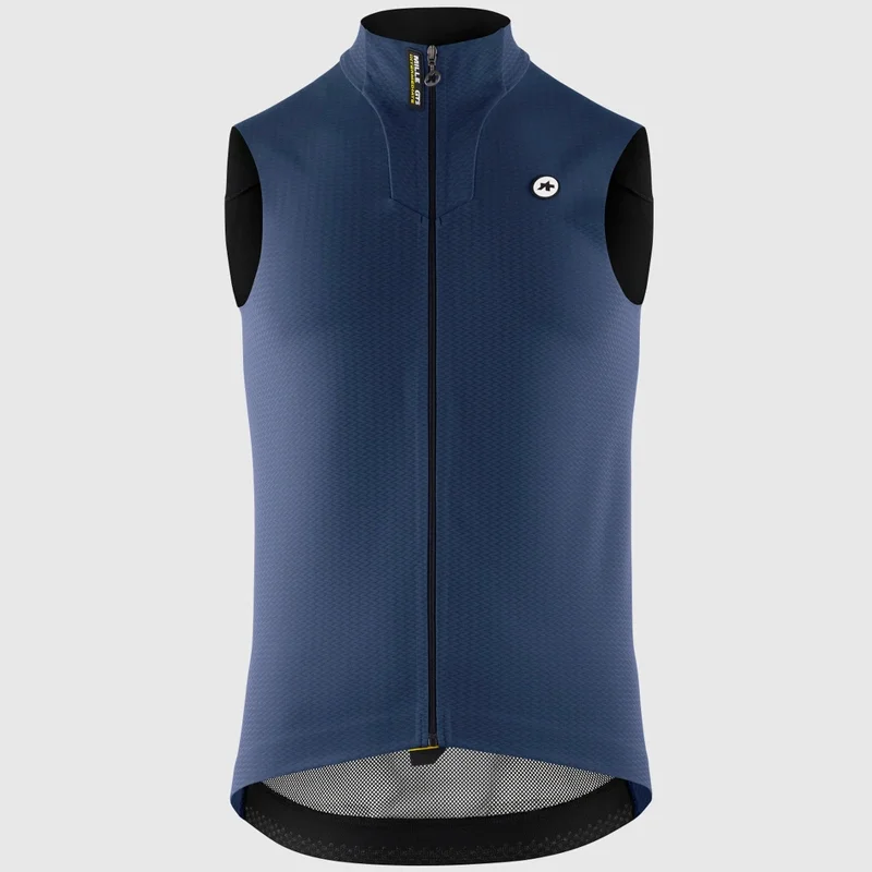 Bicycle trailer pad-Gilet Assos Mille GTS Spring Fall C2 - Blu