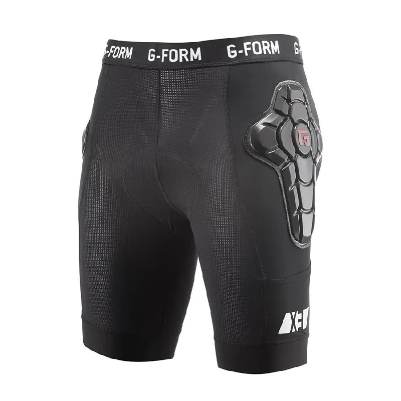 Road bike clip-G-Form Pro-X3 Bike Short Liner - Black Mens Large