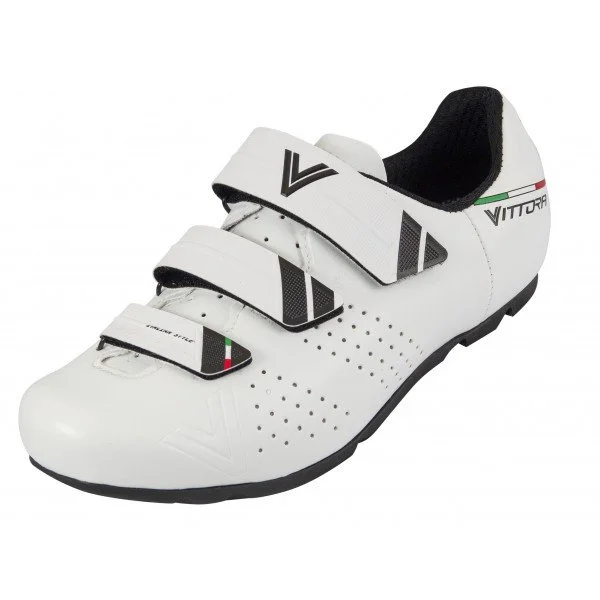 Road bike clip-Vittoria Rapide GT Indoor Performance Shoes (White)