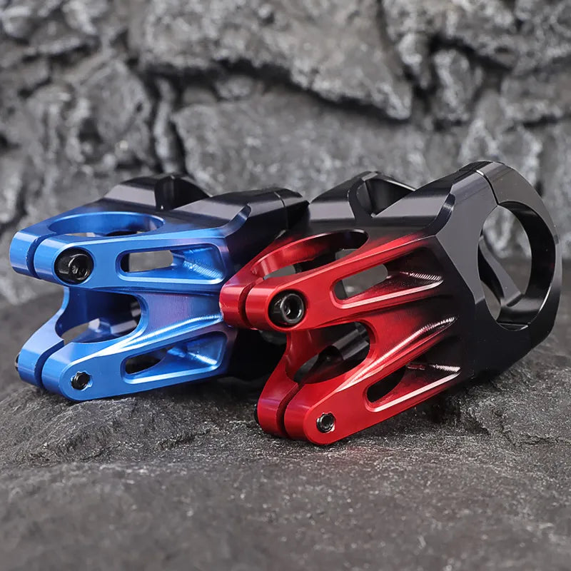 Bicycle brake clip-Lebycle Design 31.8mm MTB Bicycle Handlebar Stem Ultra Light 0 Degree Rise FR AM Enduro Short Bike