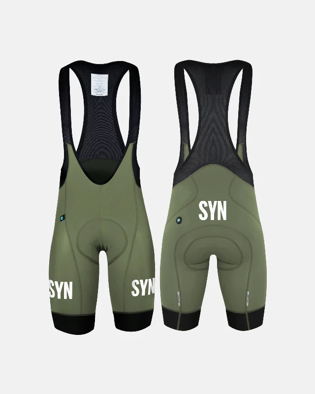 Cycling mask pad-Syndicate Bib Short - Pesto