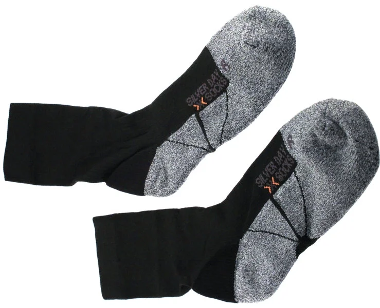 Bike tire clip-X-SOCKS SILVER DAY Men's Casual MSRP $34 US 3.5 - 6 EU 35 - 38 Black NEW SAMPLE