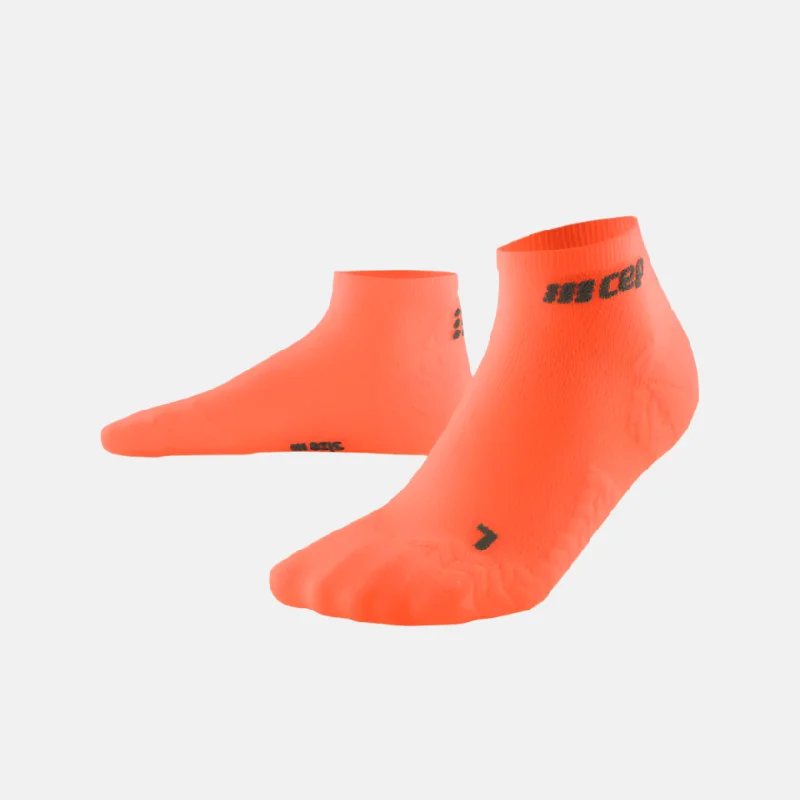 Bike seat clip-Cep Ultralight Low Cut Women's Compression Socks -Coral