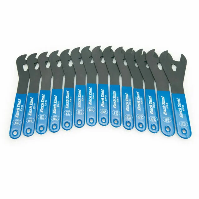 Bike bar clip-Park Tool SCW-SET.3 Cone Wrench Set One Color 13-24, 26 and 28mm