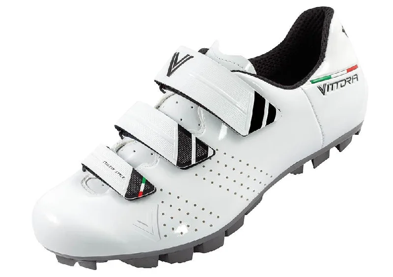 Bicycle fender clip-Vittoria Rapide MTB Cycling Shoes (White)