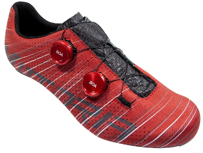 Mountain bike clip-Vittoria Revolve Road Cycling Shoes - Silk Red (Speedplay Sole)