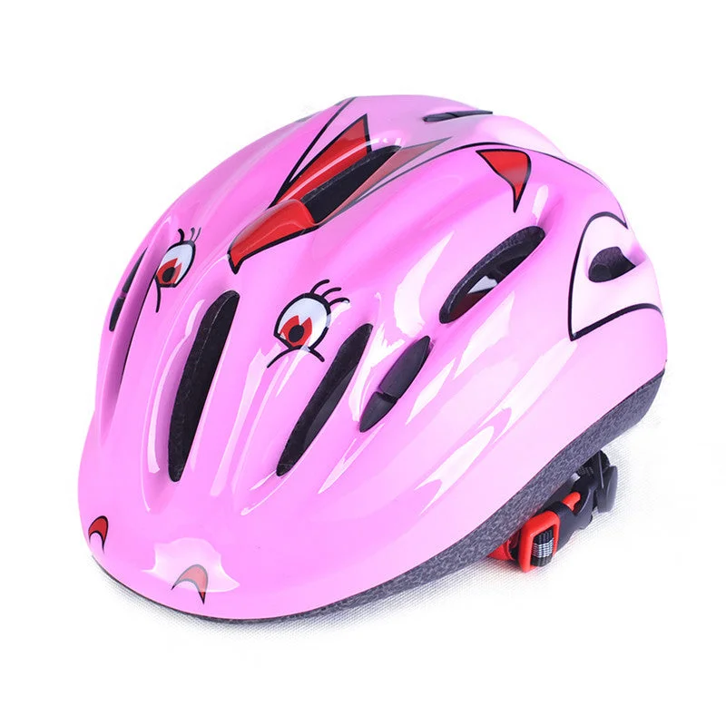 Road bike clip-Kids Cartoon Road Cycling Helmet MTB EPS Child Bike Helmet Safe Bicycle Helmet Skating Bicycle Helmet