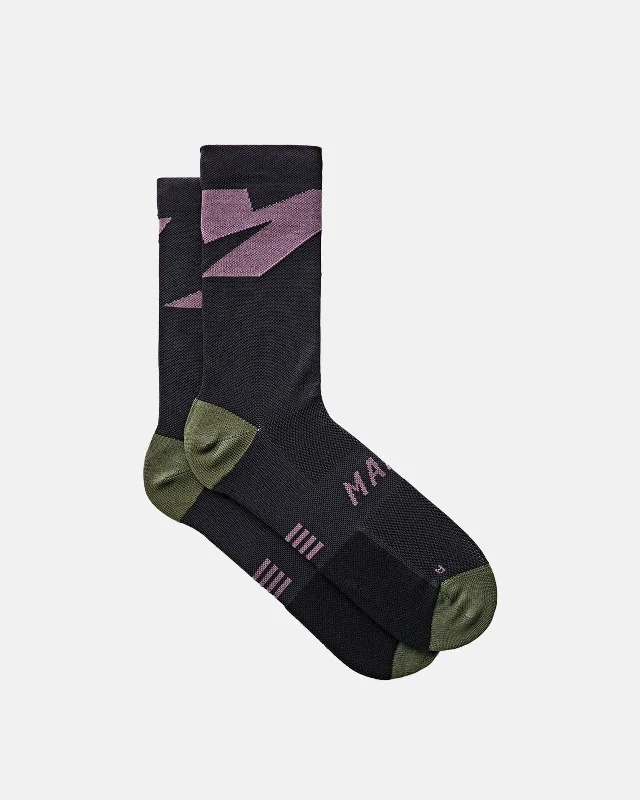 Cycling rain clip-Evolve Sock - Black