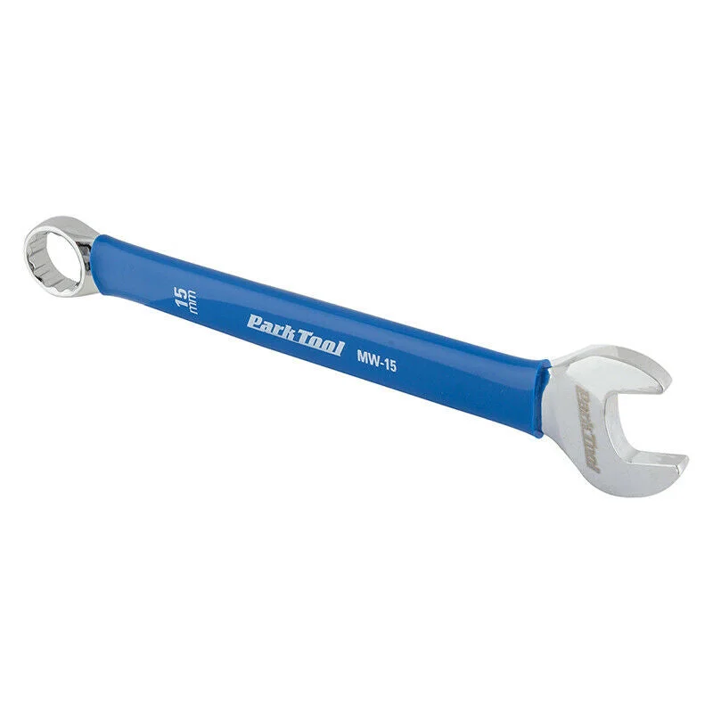 Bike grip clip-Park Tool MW 15 METRIC WRENCH 15mm Blue Chrome