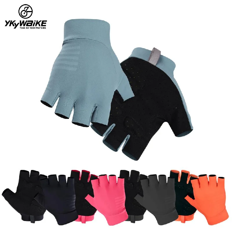 Bike frame clip-YKYW MTB Road Cycling Half Finger Gloves Mesh Fabric Quick-drying Elastic Breathable XRD Technology Shockproof 5 Colors