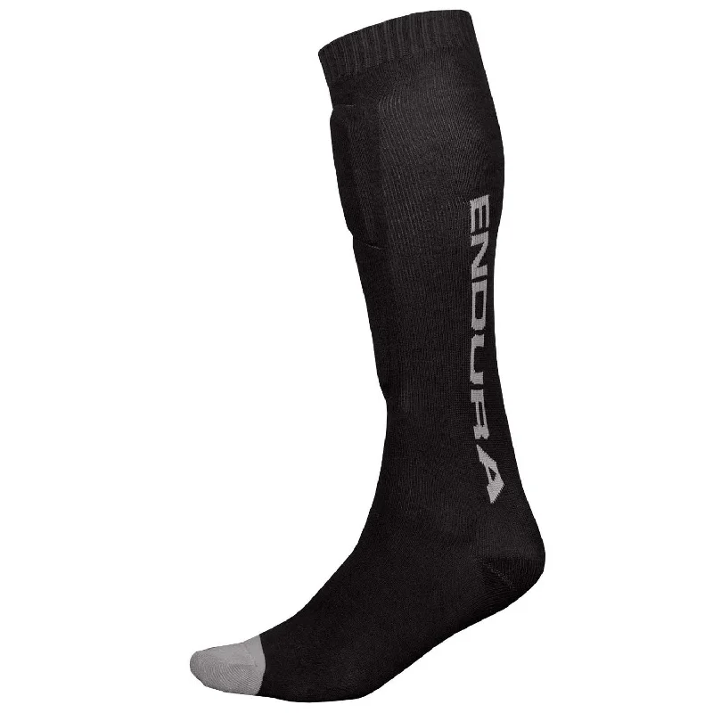 Road bike clip-Calze Endura SingleTrack Shin Guard - Nero