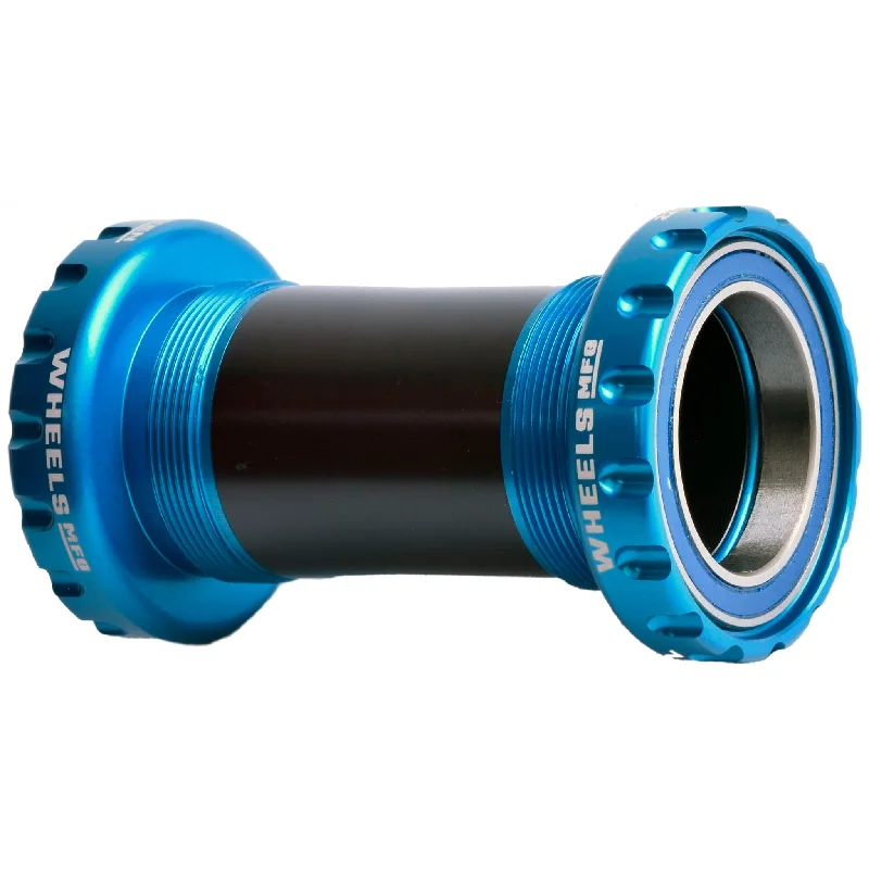 Bicycle bar strap-Wheels Manufacturing BSA 30 Bottom Bracket - English BSA Frame Interface ABEC-3 Bearings For 30mm Spindle Teal