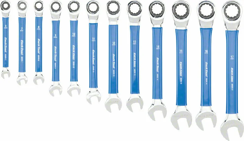 Bicycle bell pad-Park Tool MWR-SET RATCHETING WRENCH SET Metric Bike