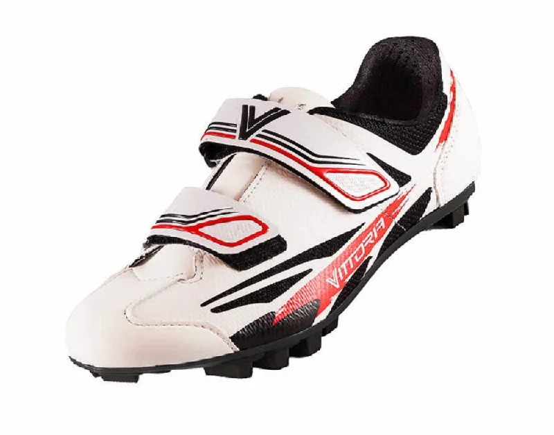 Road bike strap-Vittoria Kid MTB Cycling Shoes (White)