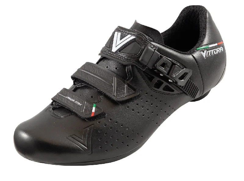 Cycling wrist strap-Vittoria Hera Performance Road Cycling Shoes (Black)