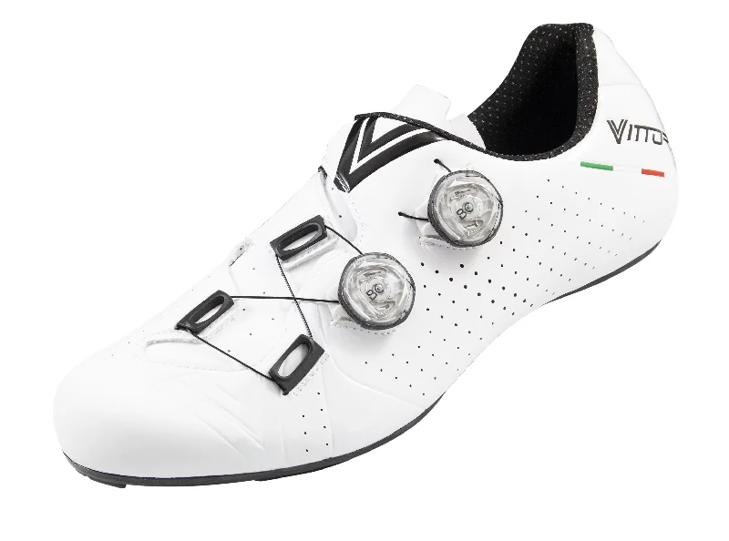 Bicycle lock strap-Vittoria Velar Road Cycling Shoes (White) EU 40