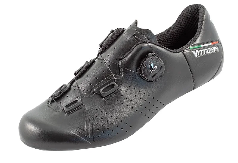 Mountain bike strap-Vittoria Alisè Road Cycling Shoes (Black)