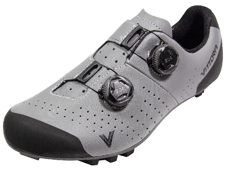 Bicycle chain pad-Vittoria KOM MTB Cycling Shoes - Grey/Black