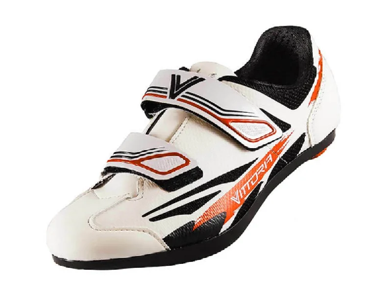 Mountain bike strap-Vittoria Kid Road Cycling Shoes (White) EU 33, 36