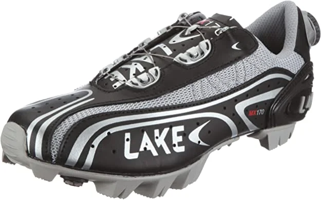 Road bike clip-Lake Women's MX170 Cycling Shoes, Black, EU 40