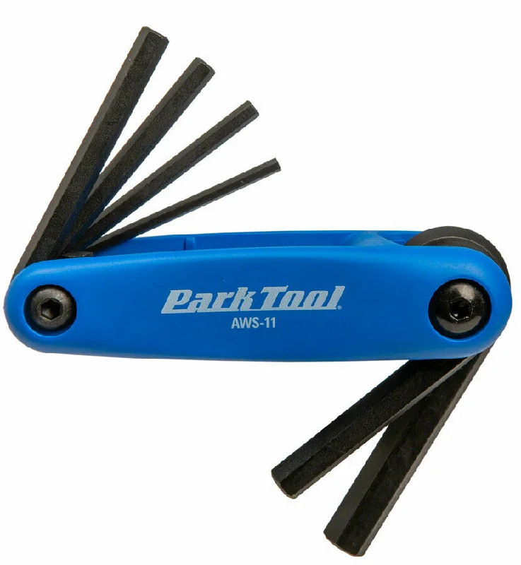 Road bike strap-Park Tool AWS-11 METRIC FOLDING HEX WRENCH Tool