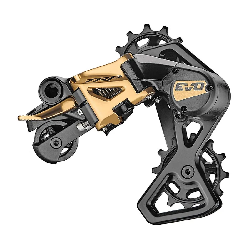 Road bike clip-TRP EVO 7 Rear Derailleur Speed: 7 Cage: Short Gold