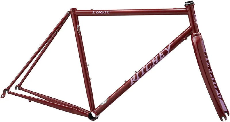 Mountain bike strap-Ritchey Road Logic Frameset - 700c Steel Red 49cm